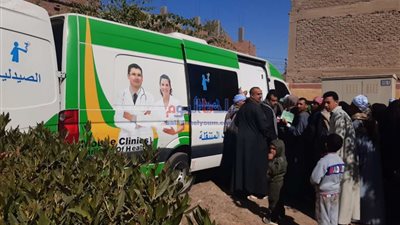 توقيع الكشف الطبي على 1200 مريض بالمنوفية ضمن 