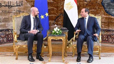 السيسي يتناول هاتفيا مستجدات القضية الفلسطينية مع رئيس المجلس الأوروبي