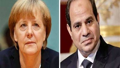 السيسي يتبادل هاتفياً مع ميركل تطورات القضية الفلسطينية
