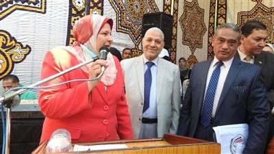 مدير تعليم المنوفية تفتتح المعرض السنوي لختام الأنشطة التربوية