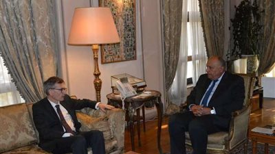 شكري.. يستقبل الممثل الخاص للسكرتير العام للأمم المتحدة إلى السودان