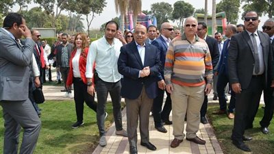 وزير التنمية المحلية ومحافظ القاهرة يشهدان احتفالية القاهرة بيوم اليتيم بحديقة الأزهر