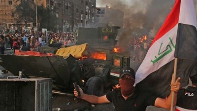 سقوط جرحى نتيجة إطلاق النار في ساحة الوثبة بالعاصمة العراقية