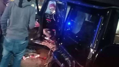 وفاة شخص واصابة آخرين في حادث تصادم بالطريق الدائرى نزلة الرماية