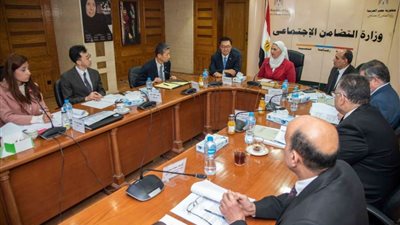 التضامن تبحث التعاون مع كوريا الجنوبية في مجال التأمينات الاجتماعية