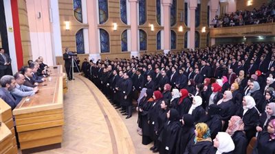 نقابة المحامين تعقد جلسة حلف يمين للخريجين الجدد 