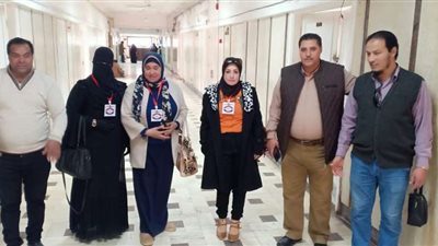 حزب الحرية المصري في جولة تفقدية بمستشفى مطروح العام
