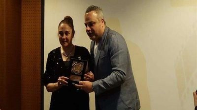 تكريم الفنانة شيرين فى قصر السينما عن فيلم الشنطة