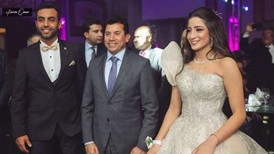 بحضور وزير الشباب والرياضة ولفيف من المسئولين .. خطوبة البطل المصري العالمي عمر حجازي 