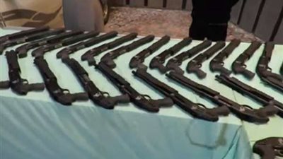 الحملات الامنية تتمكن من ضبط 11 قطعة سلاح ناري بالقليوبية