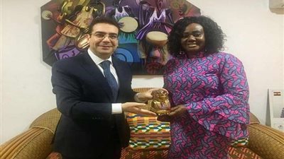 السفير المصري في أكرا يبحث التعاون بين مصر وغانا بقطاع الثقافة