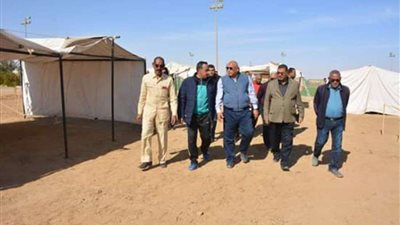 محافظ الوادي الجديد يتفقد المعسكر الكشفي الدائم ويوجه بتطويره
