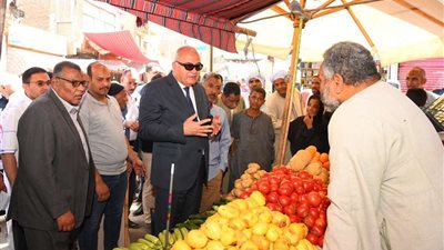محافظ قنا يفاجئ أسواق قوص لضبط حركة البيع والشراء