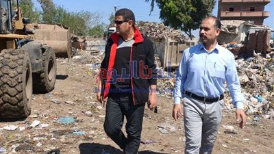 وحدة التدخل السريع بالمنوفية ترفع 14 ألف طن قمامة بأشمون