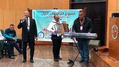 أكاديميان من جامعة المنيا يتنافسان في مسابقات الغناء والعزف الفردي بأسبوع الجامعات