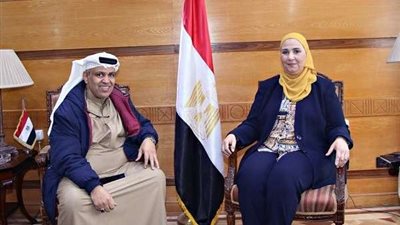 القباج تستقبل مدير الهلال الأحمر الإماراتي لتعميق التعاون بين الجانبين