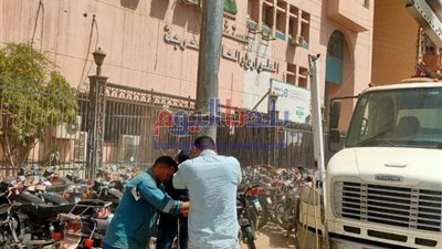 تطهير خطوط ومطابق الصرف الصحي بمدينة شبين الكوم طبقا للخطة الدورية الموضوعة