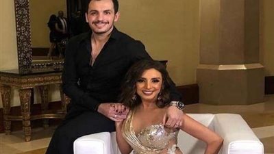 شاهد.. كيف احتفلت أنغام بعيد ميلاد زوجها