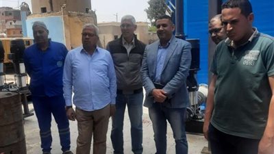 رئيس مياه المنوفية يتابع الموقف التنفيذي لمشروعات 
