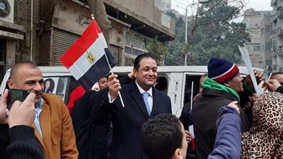 علاء عابد يتابع سير العملية الانتخابية التكميلية بدائرة الجيزة