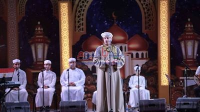 حفل المبتهل محمود التهامى على مسرح هل هلالك بالاوبرا (صور)