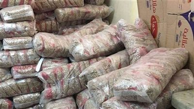 ضبط 9 طن فول غير صالح للاستهلاك الآدمي بالقليوبية