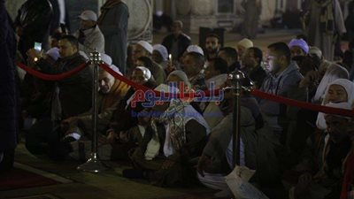 انقطاع التيار الكهربائي باحتفال مولد الرفاعي بالقلعة (صور)