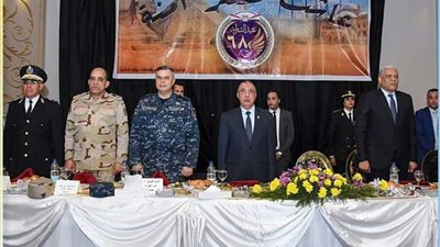 محافظ الإسكندرية يشارك في احتفالية مديرية الأمن لتكريم أسر الشهداء