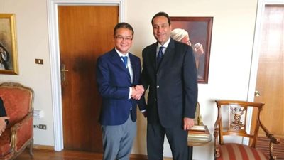 أمين الوكالة المصرية للشراكة من أجل التنمية يبحث التعاون مع مدير