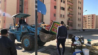 جهاز بدر: تنفيذ 20 قرار غلق وتشميع وإزالة إشغالات بالحي الثالث بمدينة بدر