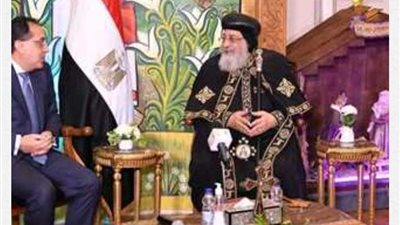 مدبولي يهنئ البابا تواضروس الثاني بأعياد القيامة المجيد