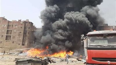 السيطرة على حريق أشجار ومخلفات بالمريوطية