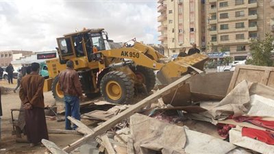 جهاز 6 أكتوبر يشن حملتين لإزالة الإشغالات وضبط المخالفات بالمدينة