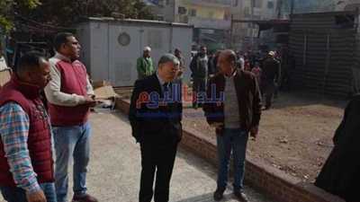 محافظ المنيا يتابع سير العمل داخل مركز الصيانة الرئيسي