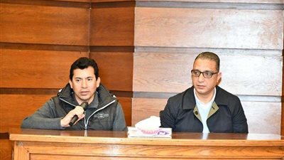 بالصور.. زير الرياضة يستهل جولته التفقدية للفيوم بزيارة مركز التعليم المدني