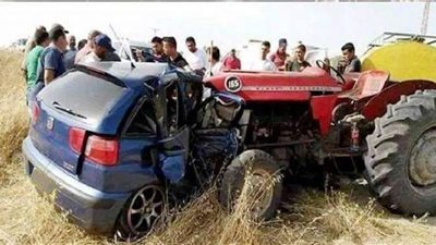 فى تصادم بالمنيا .. مصرع شخص وإصابة 3 آخرين