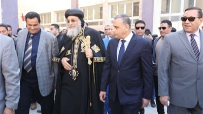 وصول البابا تواضروس الكاتدرائية المرقسية بالعباسية للاحتفال بعيد القيامة