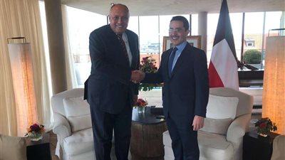 وزير الخارجية يلتقي نظيره الكويتي على هامش فعاليات مؤتمر ميونخ للأمن