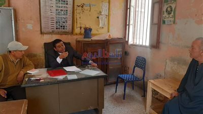 وكيل زراعة المنوفية يتفقد عددًا من الوحدات الزراعية ويتابع عملية حصاد وتوريد القمح