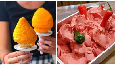 بالفلفل الحار والطماطم.. نكهات غريبة للآيس كريم لن تصدقها
