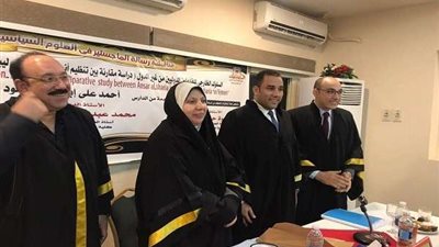 النائب أحمد علي يحصل على درجة الماجستير في العلوم السياسية من جامعة حلوان