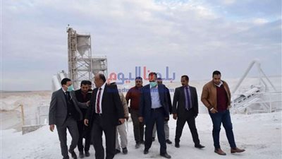 وفد هيئة تنمية الصعيد يتفقد عددًا من المشروعات التنموية بالمنيا