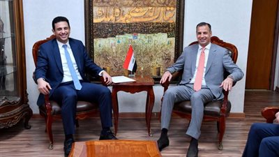 شمران حاجم.. يلتقي برئيس دائرة المراسم القائم بأعمال سفارة الكويت في بغداد