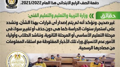 الوزراء يحسم الجدل حول ما أثير بشأن إلغاء الصف السادس الإبتدائي