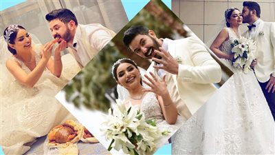 بالصور.. زواج الإعلامي بكر خالد وهيفاء حسوني بدون حفل زفاف