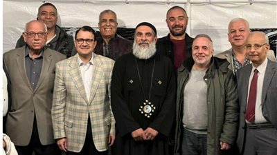 كريم شريف يشارك في حفل إفطار الكنيسة القبطية بكوبنهاجن