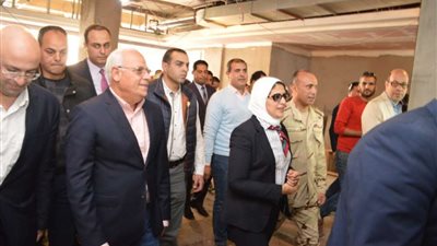 جولة تفقدية لوزيرة الصحة لمتابعة تطبيق منظومة التأمين الصحي الشامل