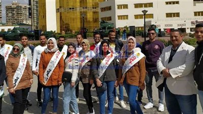 طلاب جامعة المنيا في زيارة ميدانية لــ 