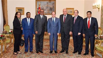 السيسي يستعرض مع المبعوث الخاص لرئيس الوزراء الإثيوبي قضية سد النهضة