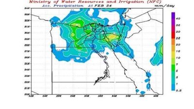 طقس سيء يضرب البلاد.. ووزارة الري تنشر خرائط الأمطار